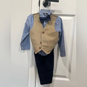 Dressy vest/suit outfit. 2T